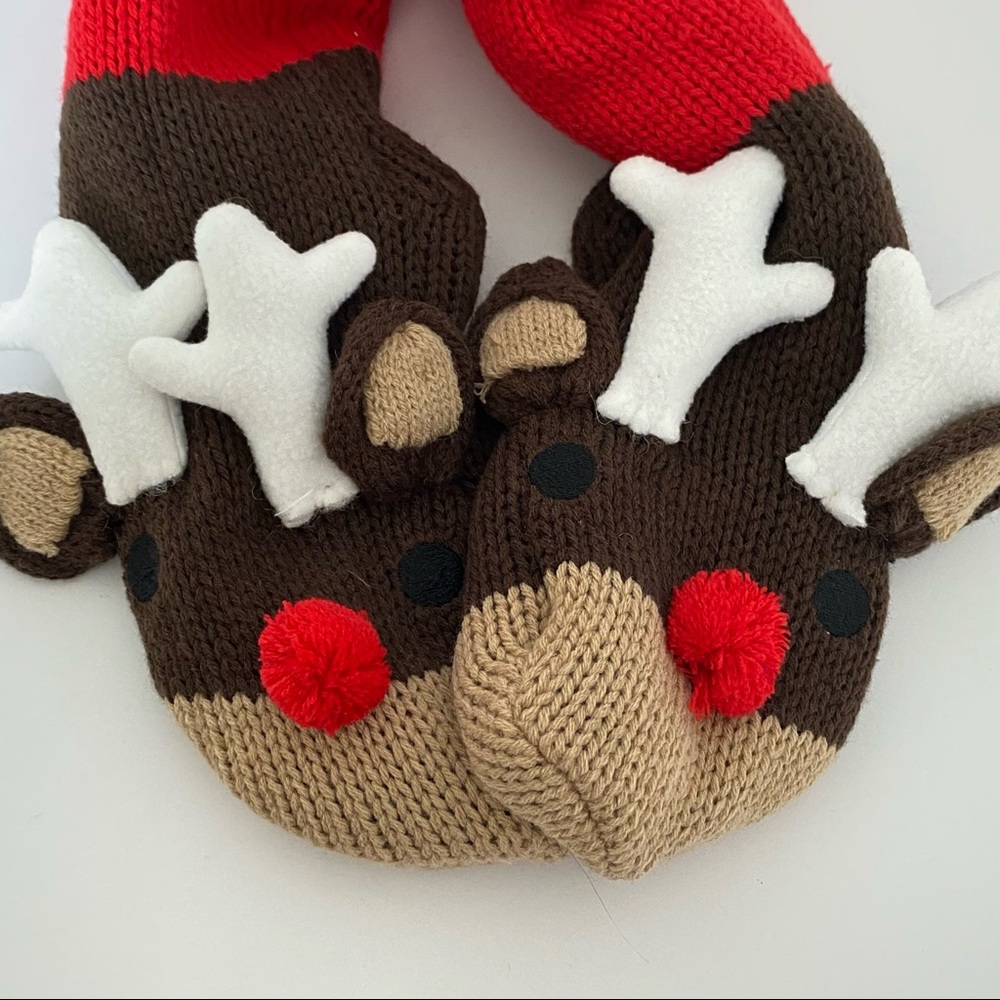 4/$25 NWT Rudolf the Red Nose Reindeer Christmas Socks size One Size Fits Most